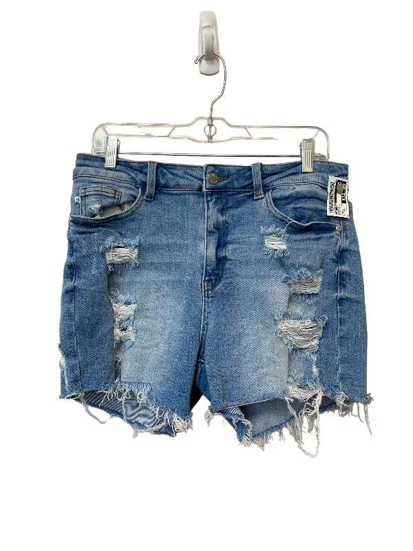 Blue Denim Shorts Judy Blue, Size Xl