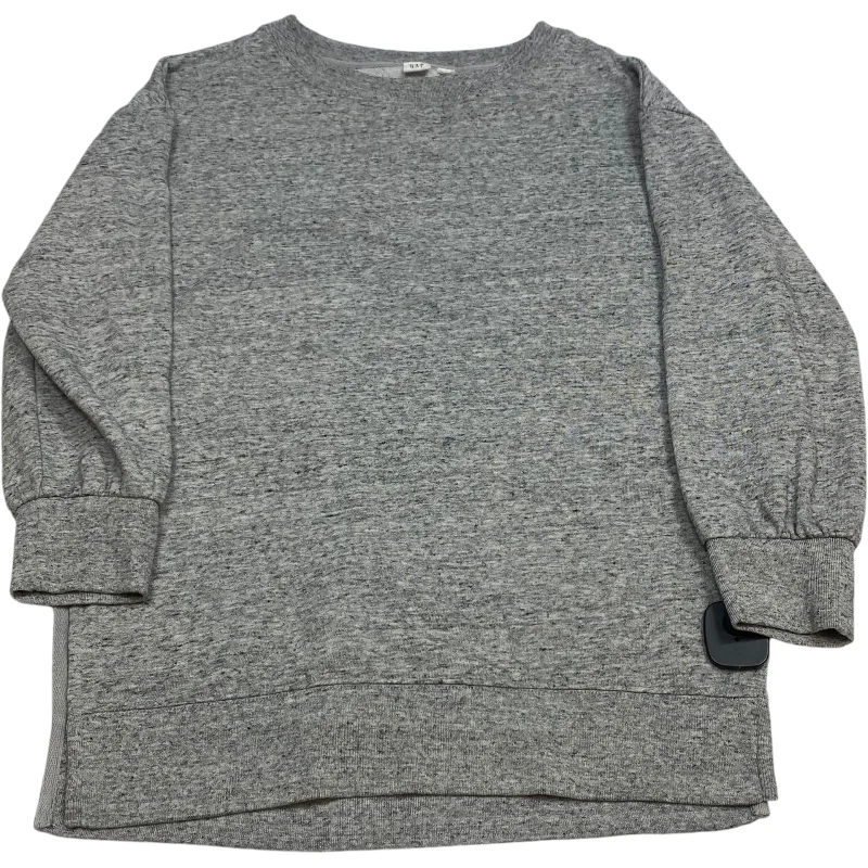 Sweatshirt Crewneck By Gap In Grey, Size: M