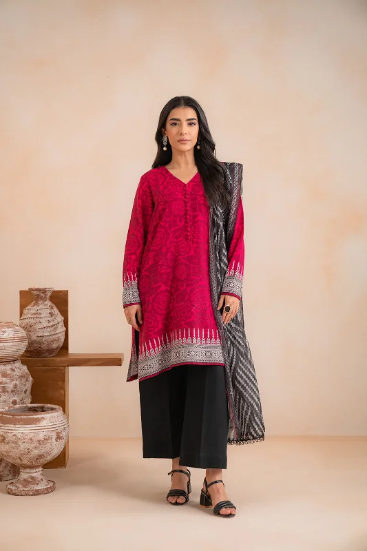 2 Piece Printed Khaddar Suit