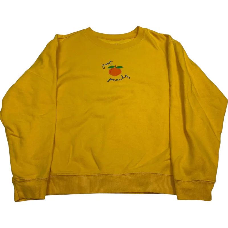 Sweatshirt Crewneck By Freeze In Yellow, Size: L