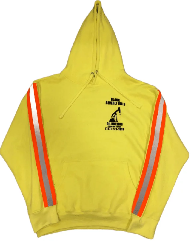 SAFETY GREEN OIL PUMP HOODIE