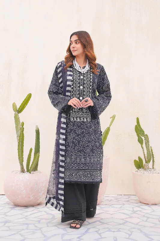 3 Piece Embroidered Cambric Suit