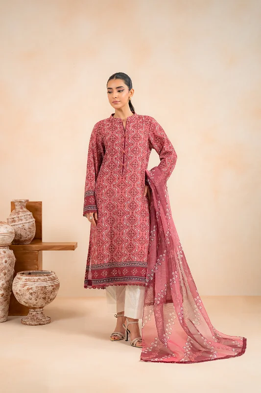 2 Piece Printed Khaddar Suit