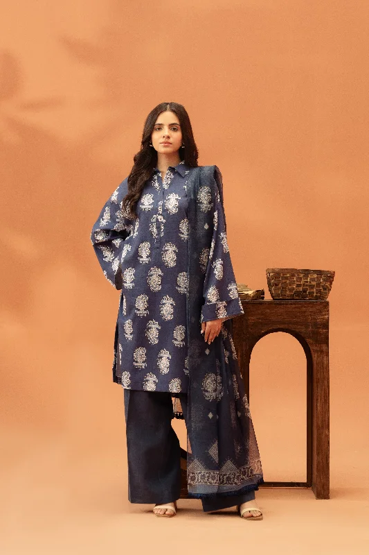 2 Piece Printed Khaddar Suit