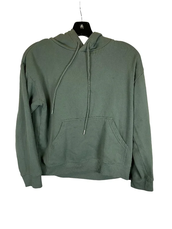 Sweatshirt Hoodie By H&m In Green, Size: Xs