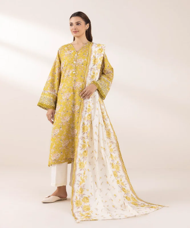 Printed Khaddar Dupatta