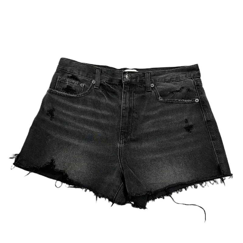 Black Denim Shorts By Pistola, Size: 6