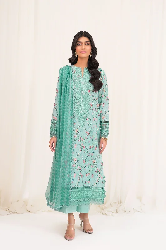 3 Piece Embroidered Lawn Suit