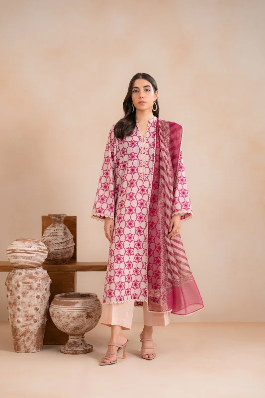 2 Piece Printed Khaddar Suit