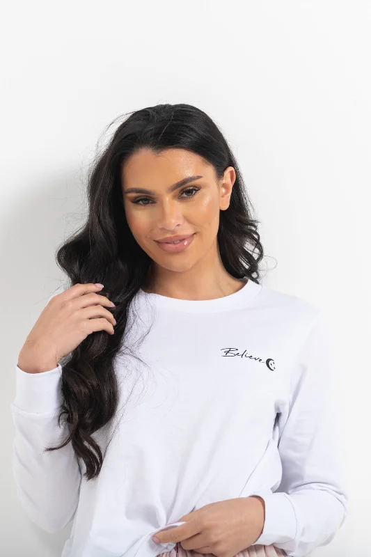 Sophia Believe Top - White