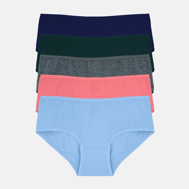 Jockey 5pcs Ladies' Hipster Panties | Cotton Spandex | Adore | JLU378918AS1