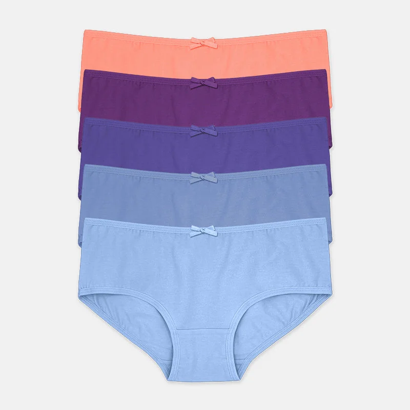 Jockey 5pcs Ladies' Hipster Panties | Cotton Spandex | Bloom | JLU378915AS1