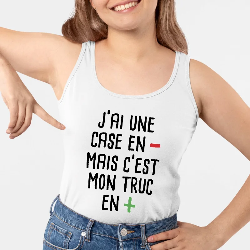 Débardeur Femme J'ai une case en moins