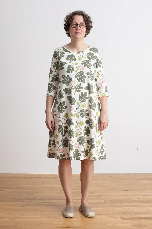 Women's Helsinki Dress - Figs Green