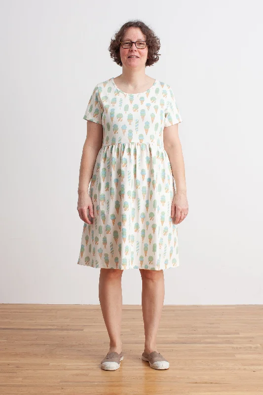 Women's Stockholm Dress - Ice Cream Mint & Blue