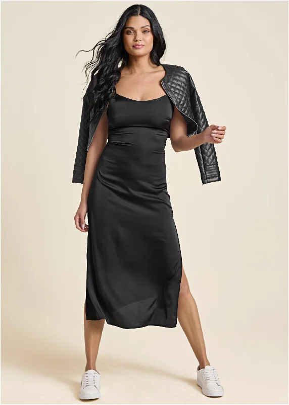 Slip Dress - Black