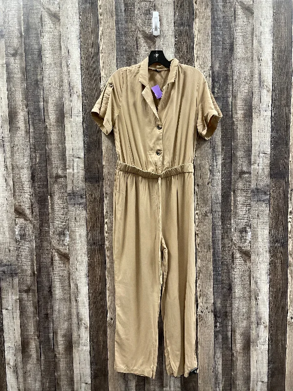 Brown Jumpsuit Shein, Size L