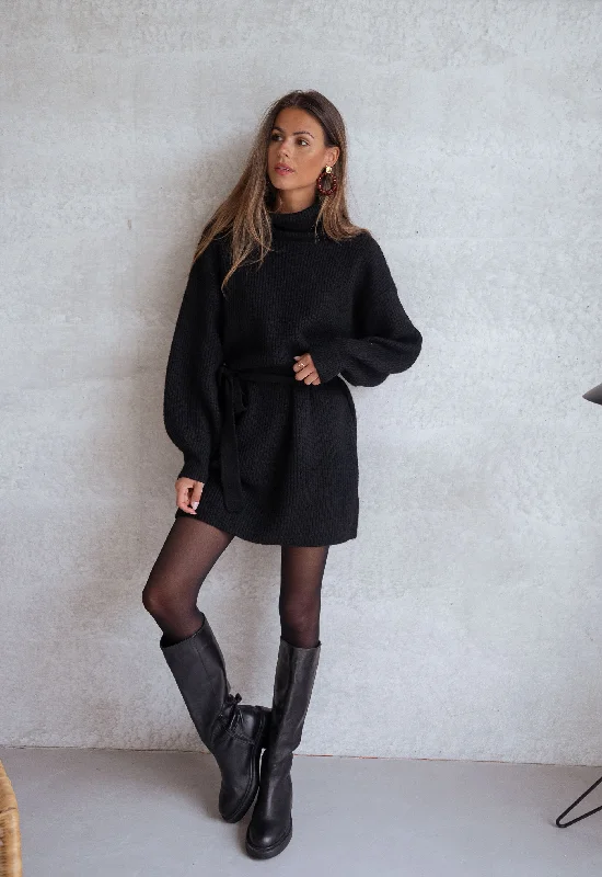 Robe pull Rachel - noir