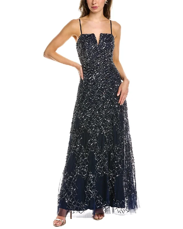 Aidan Mattox Beaded Gown