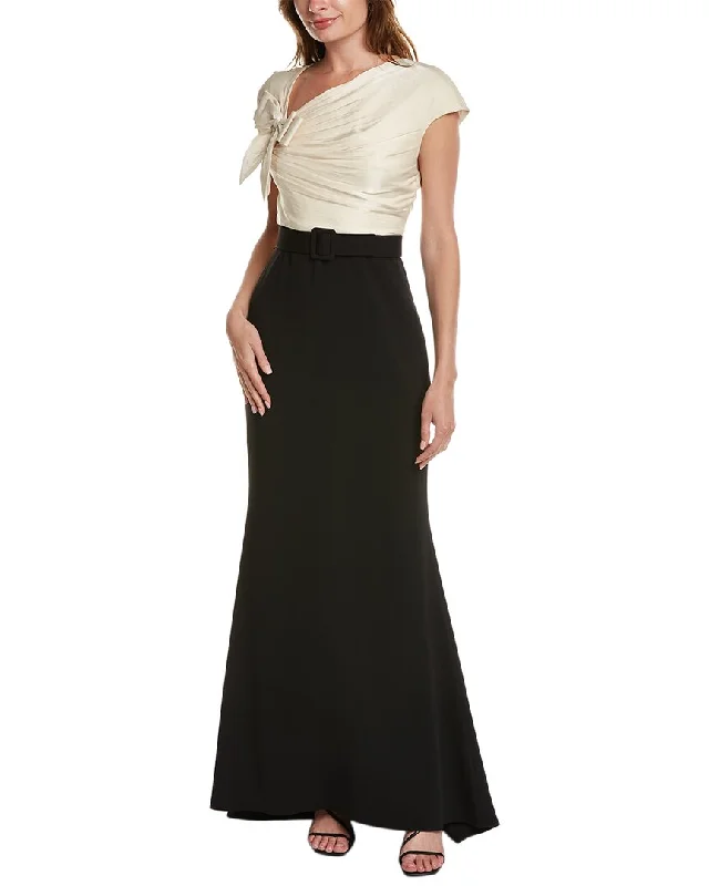 Badgley Mischka Two-Tone Gown