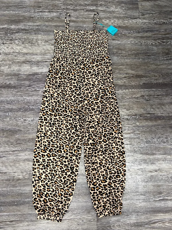 Jumpsuit By Cmc In Animal Print, Size: L