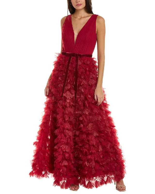 Marchesa Notte Petal Gown