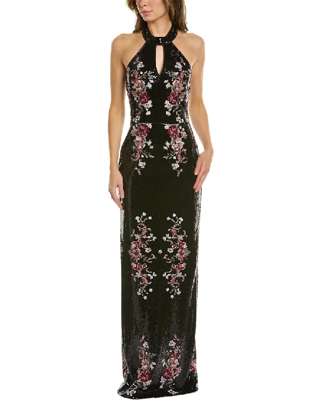 Marchesa Notte Sequin Gown