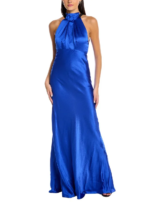 Saloni Michelle Silk Gown