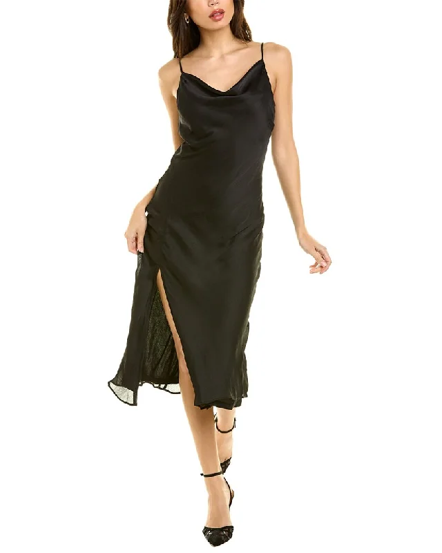 BCBGeneration Cowl Neck Midi Dress