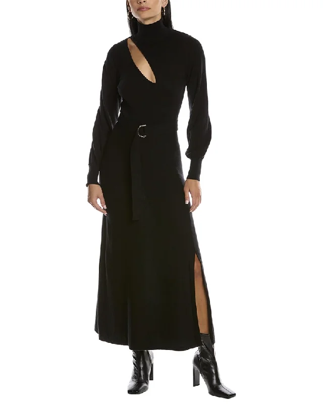 Nicholas Aga Wool-Blend Midi Dress