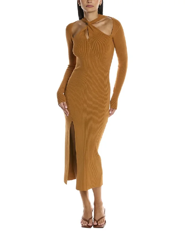 Nicholas Karasi Ribbed Midi Dress