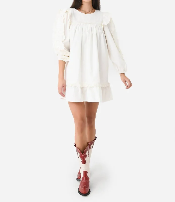 Annabelle Mini Dress In Ivory