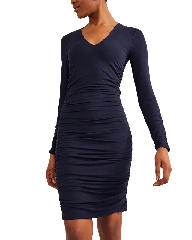 Boden Ruched Body Jersey Mini Dress