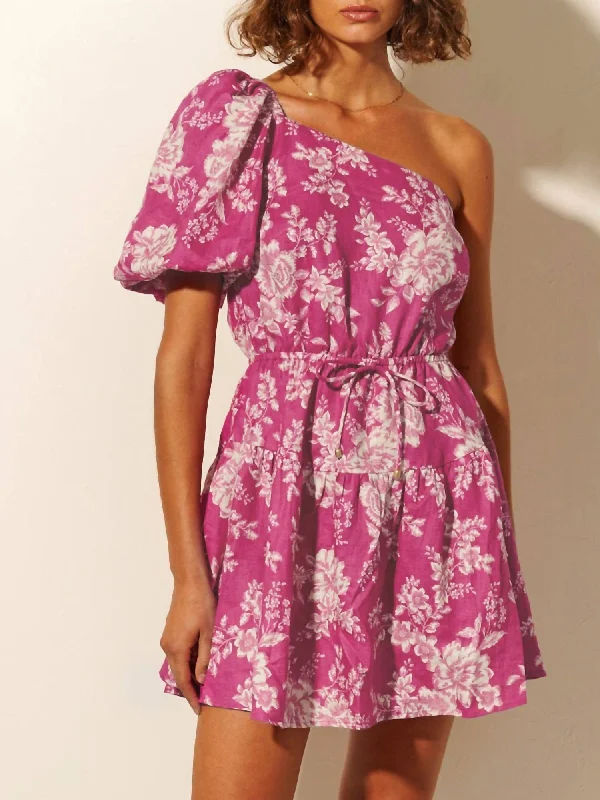 Maeve Mini Dress In Pink Rose