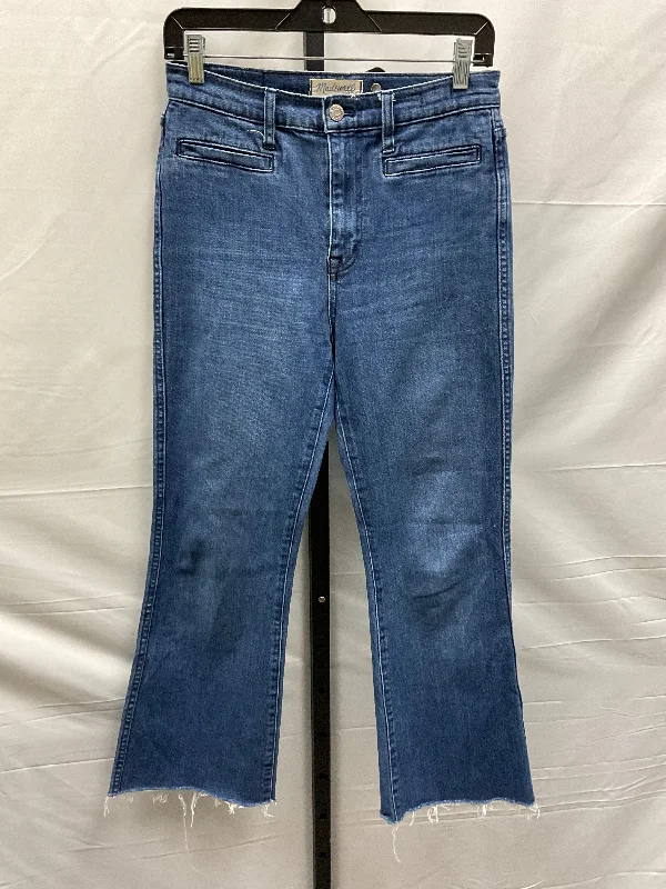 Blue Denim Jeans Flared Madewell, Size 4