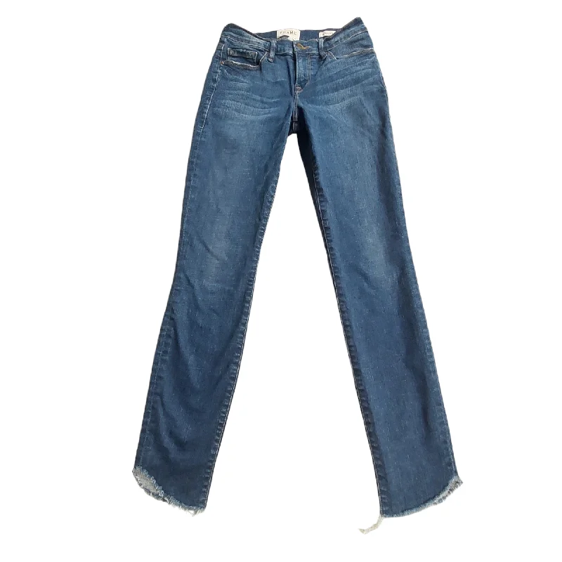 Blue Denim Jeans Skinny Frame, Size 26