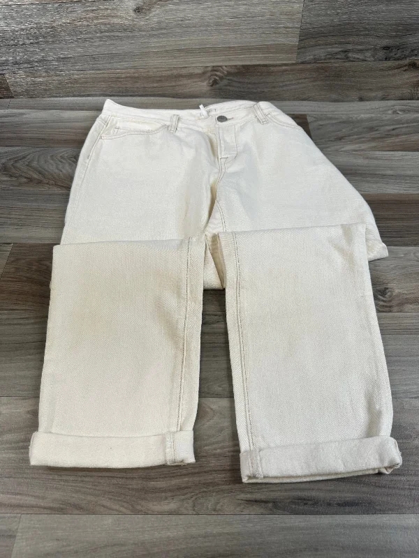 Cream Jeans Boyfriend Loft, Size 10