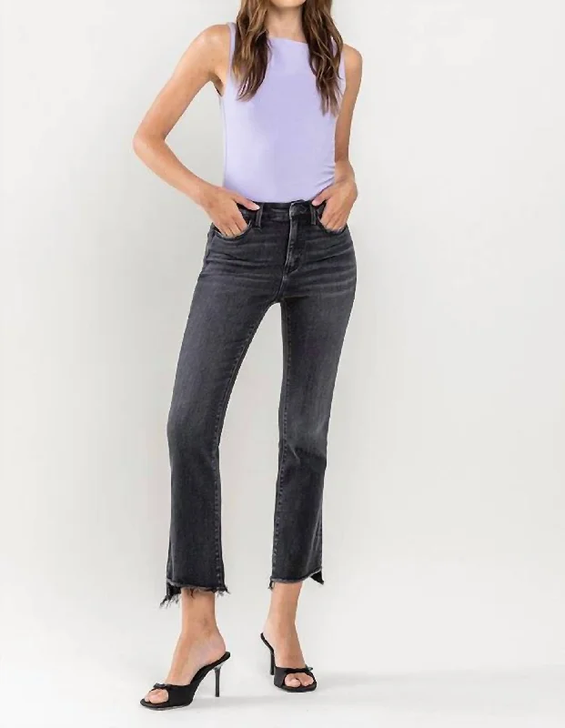 Crop Flare Jeans In Righteousness