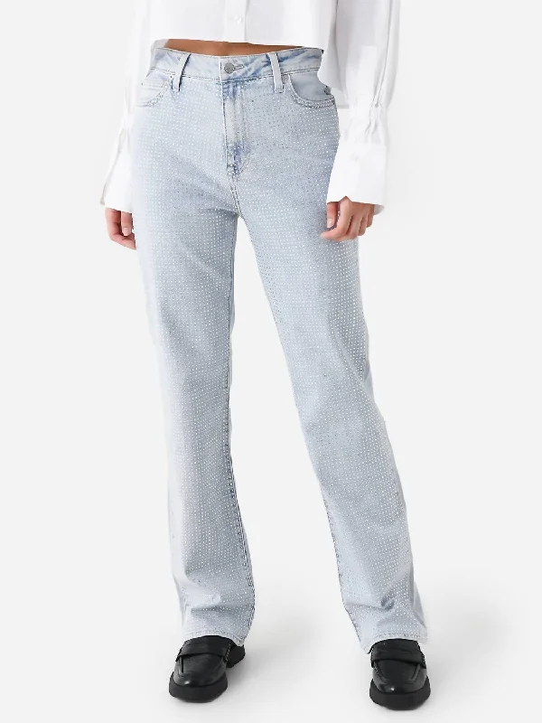 Liam High Rise Straight Jean In Indigo