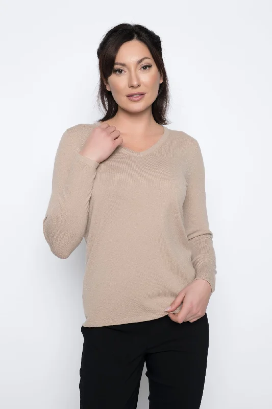 Long Sleeve V-Neck Top