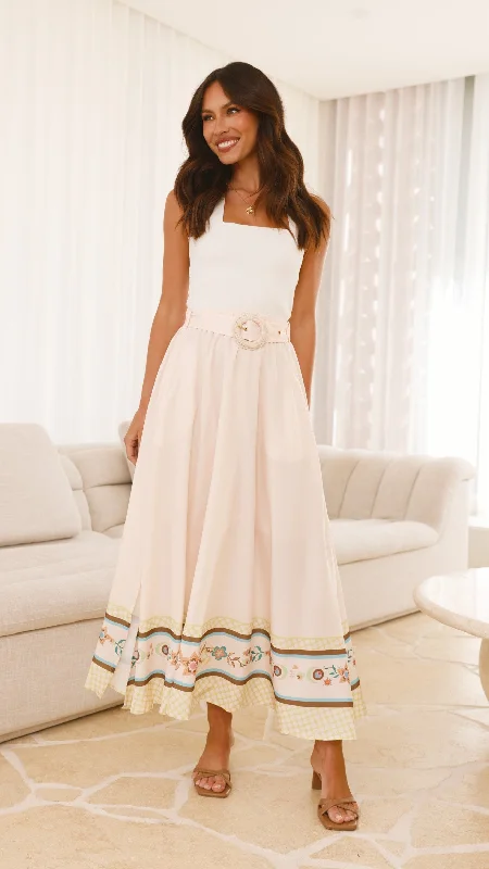 Lainey Maxi Skirt - Peach