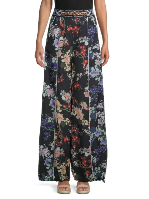 Blossom Palazzo Pants In Floral