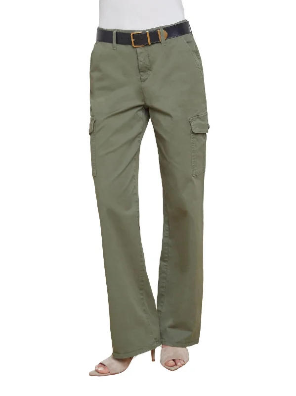 Channing High Rise Trek Trouser In Clover