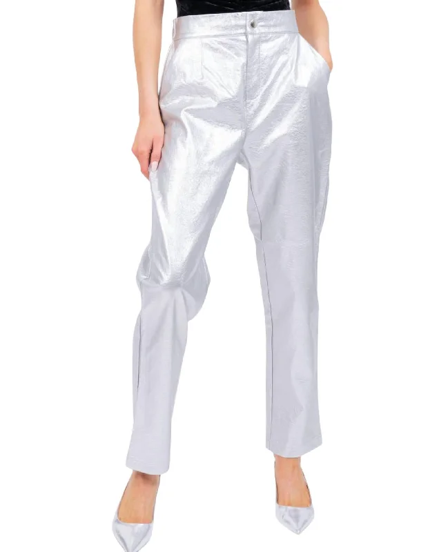 Phoebe Pants In Metal