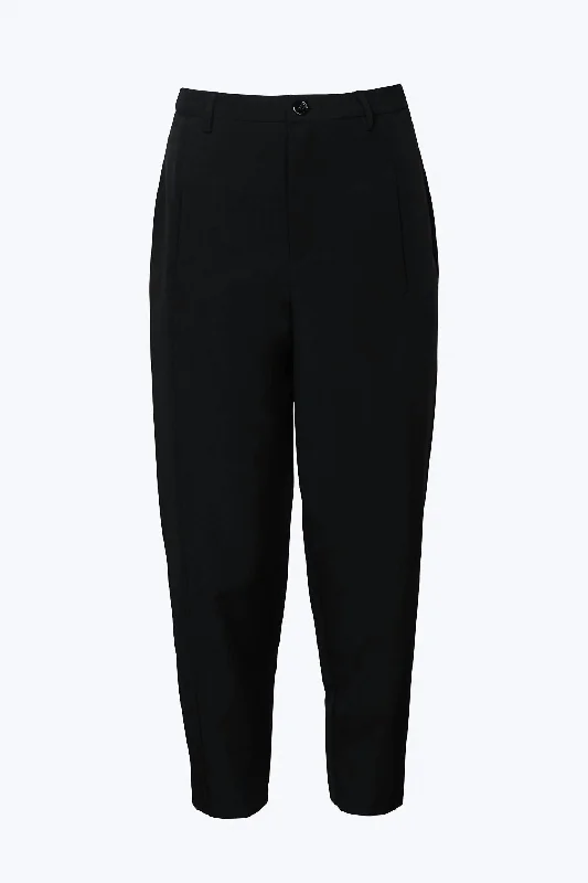 Radish High-Rise Balloon Tapered Pants In Black