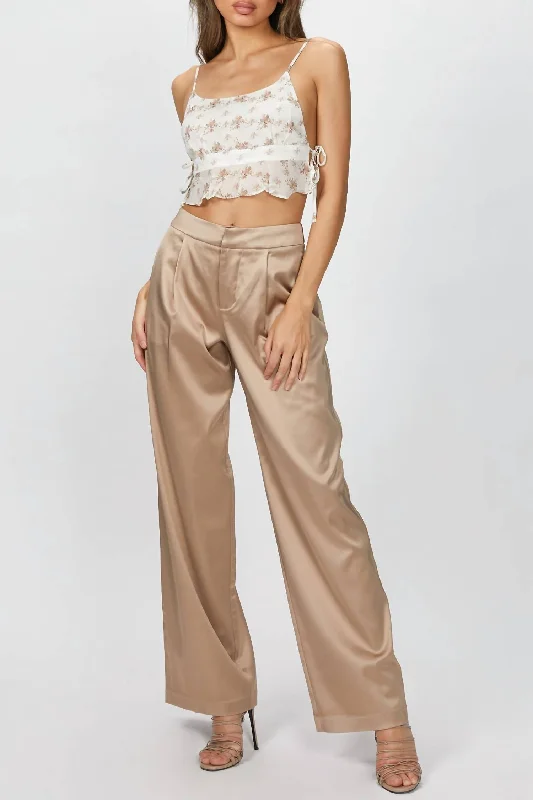 Wallace Trouser In Champagne