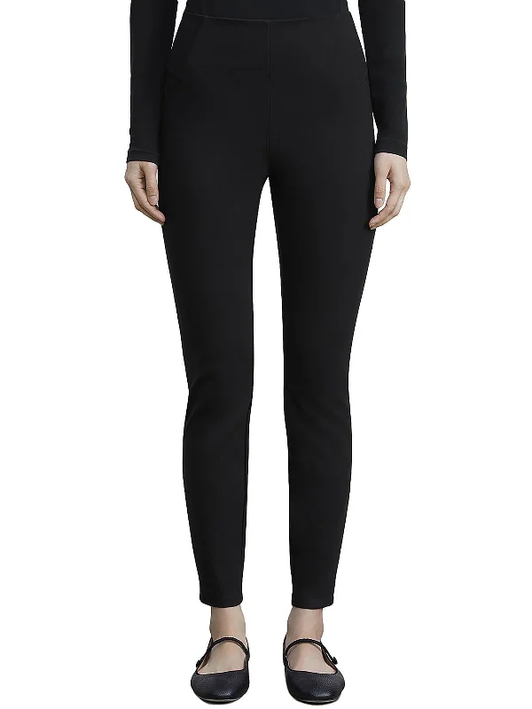 Womens Mid-Rise Stretch Skinny Pants