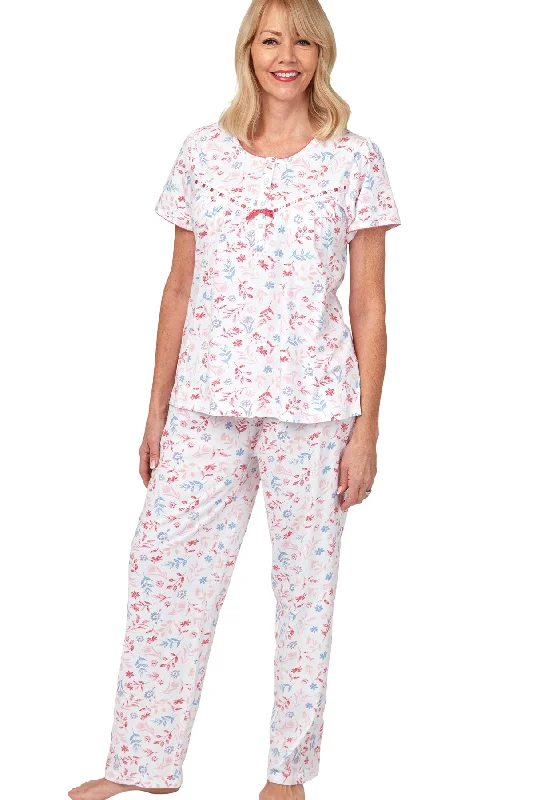 Lyla Print 100% Cotton Jersey Short Sleeve Pyjama