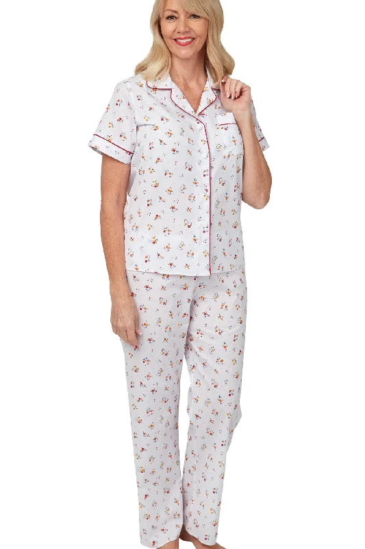 Penny Floral Print Easy-Care Short Sleeve Pyjama